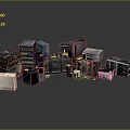 Multiple Computer Servers And Cases With Various Models And Tech Hardware Units 3d model