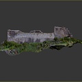 Monuments Sites Sites Sites Ruins Castle Fortress Ancient Castle Ancient Ruins Realistic 3d model