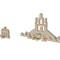 Children's Building Blocks Building Blocks Toys 3d model