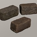 Stone Brick Stone Brick Brick Stone Stone 3d model