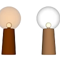 Table Lamp Metal Floor Table Lamp Glass Ball Lampshade Table Lamp Art Glass Table Lamp Spherical Floor Lamp 3d model