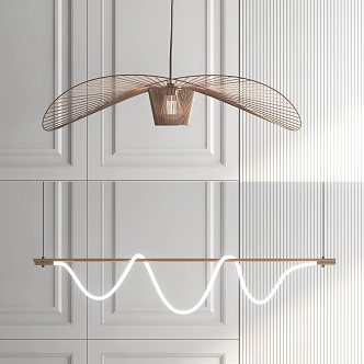 Light Luxury Chandelier 3d model