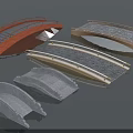 Various Landscape Bridges Design With Arched Shapes Wooden And Stone Structures
