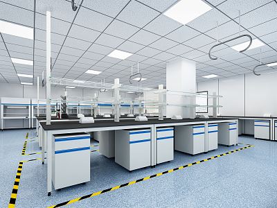 Modern Laboratory Two 3d model