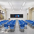 Ordinary classroom renderings 3d model