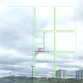 Modern Multi storey Industrial Factory Building Exterior With Large Glass Windows Parking Lot And Trees