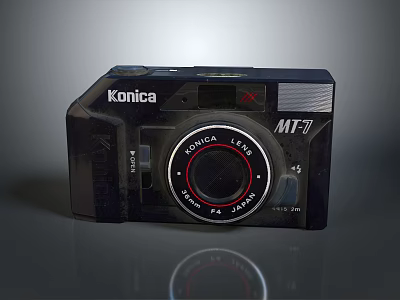 Sleek Black Laptop Computer With Modern Design And Brand Logo 3d model