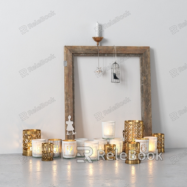 Modern Candle Super Ornament model