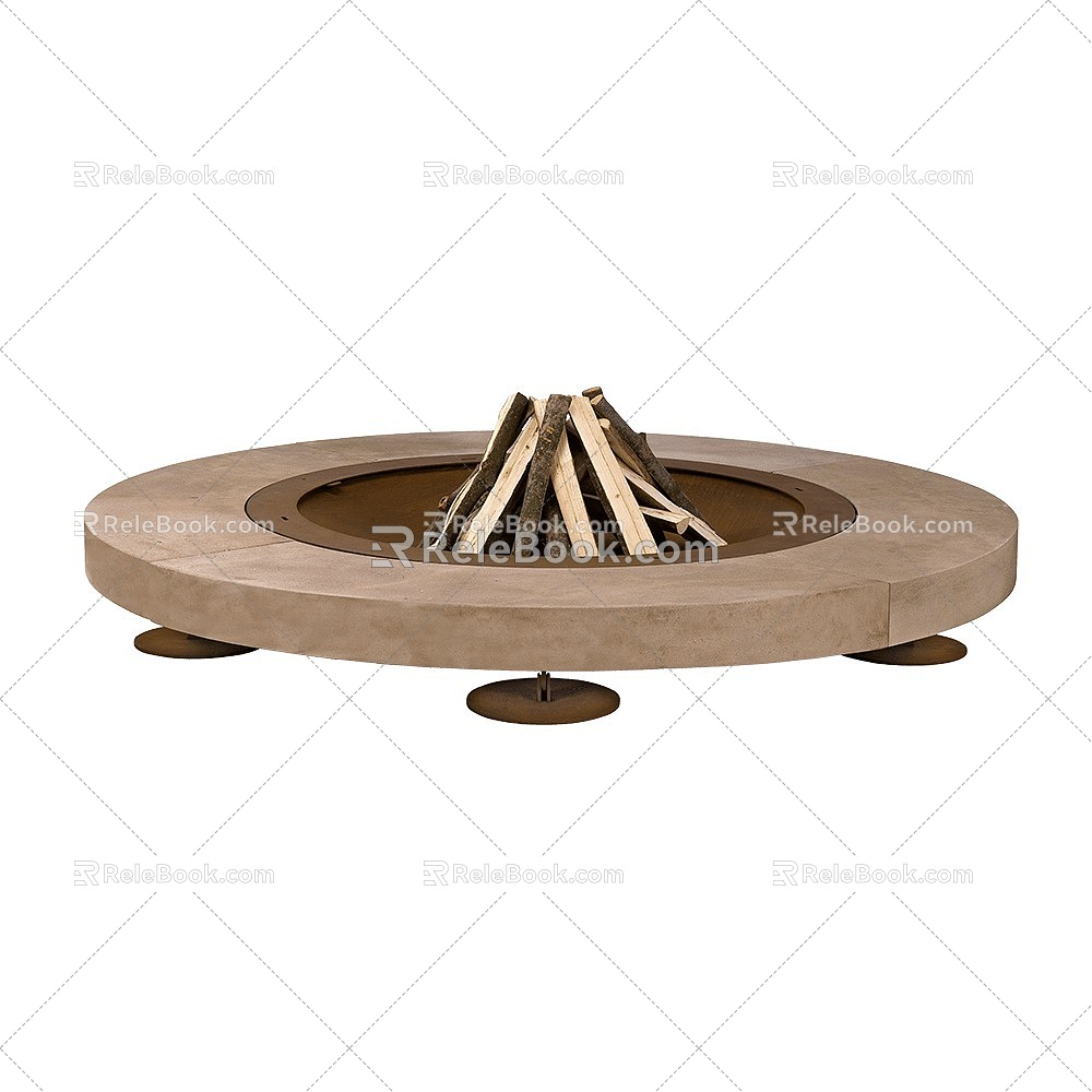 Fireplace stove 3d model