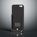 Black Phone Case With Built In Stand And Sleek Protective Design 3d model