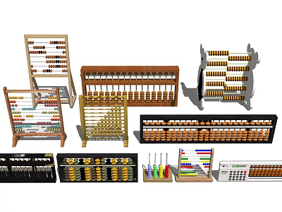 modern abacus 3d model modern abacus 3d model