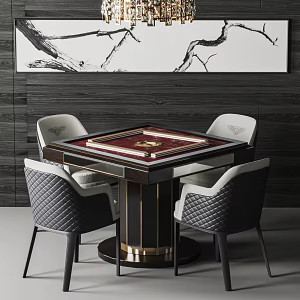 Light Luxury Mahjong Table 3d model