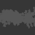 Lush Green Bushes With A Silhouette Of A Woman Standing Next To Them