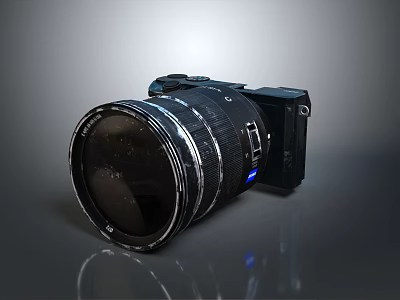 Professional Digital Camera With High Resolution Lens And Modern Design For Photography Enthusiasts 3d model
