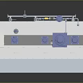 Industrial Mechanical Equipment With Pipes Valves And Electric Motor Components
