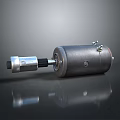 Industrial Electric Motor Featuring Metal Casing Rotating Shaft And Connector
