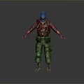 Warrior Samurai Soldier Guard Assassin Killer Ancient Soldier Ancient Assassin Killer 3d model