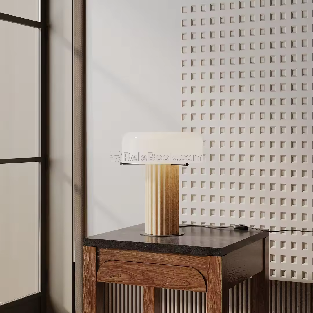 Modern table lamp 3d model