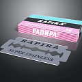 RAPIRA Super Stainless Steel Blade With Fish Shape Design And Colorful Box