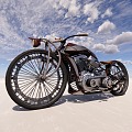 Vintage Motorcycle Luxury Motorcycle 3d model