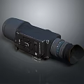 High Quality Electronic Optical Device With Professional Lens Control Panel And Black Housing 3d model