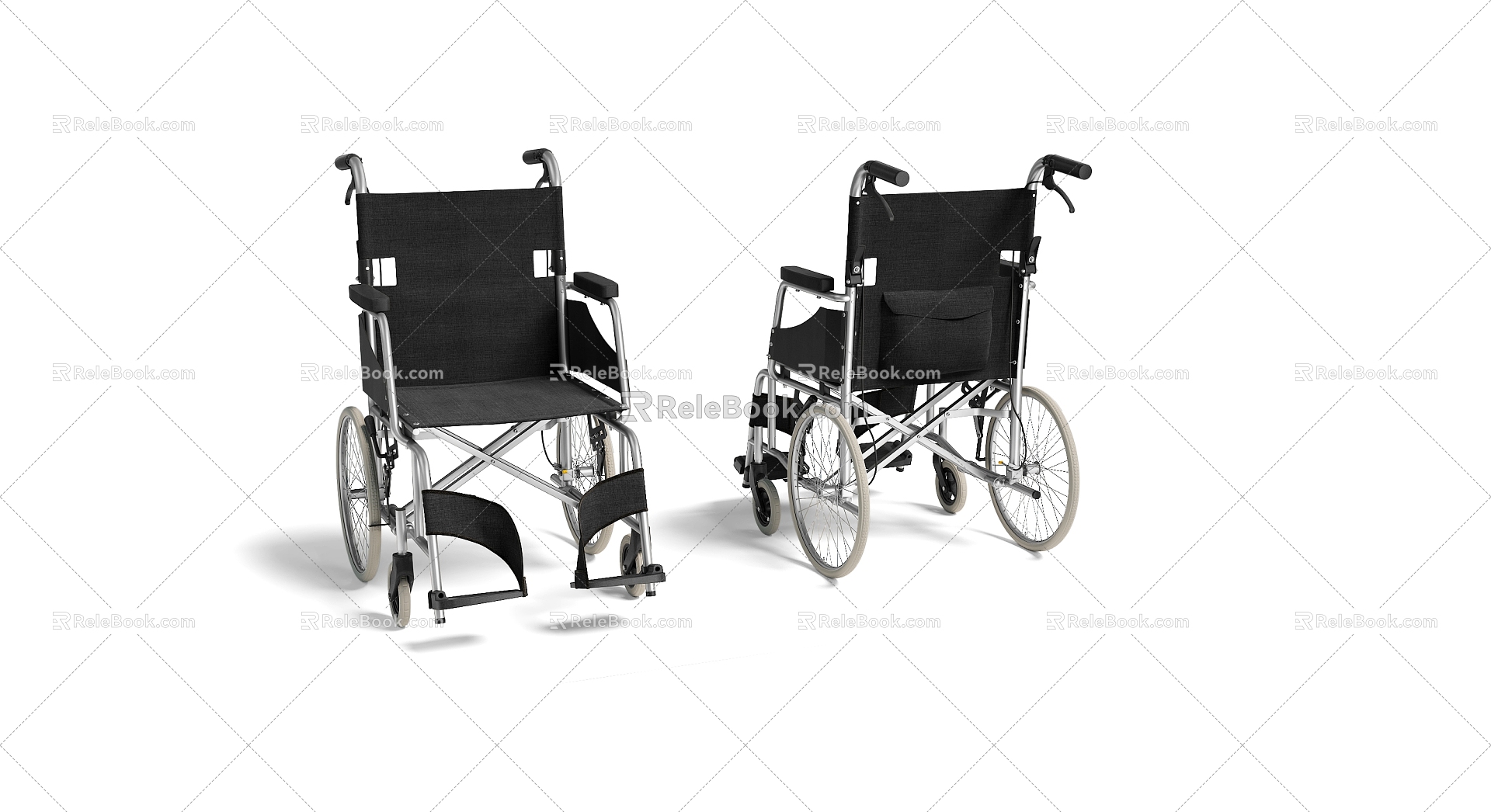 Hospital Nursing Wheelchair model