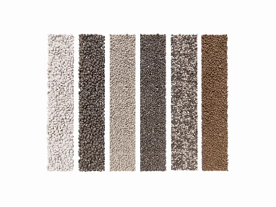 Modern cobblestone cobblestone gravel courtyard gravel paving 3d model