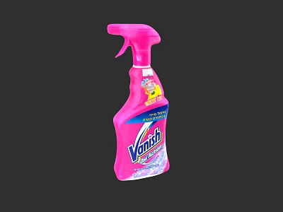 Pink Varnish Cleaning Spray For Effective Stain Removal In Daily Household Use 3d model