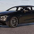 Sleek Black Sedan With Modern Exterior Design And Sporty Alloy Wheels