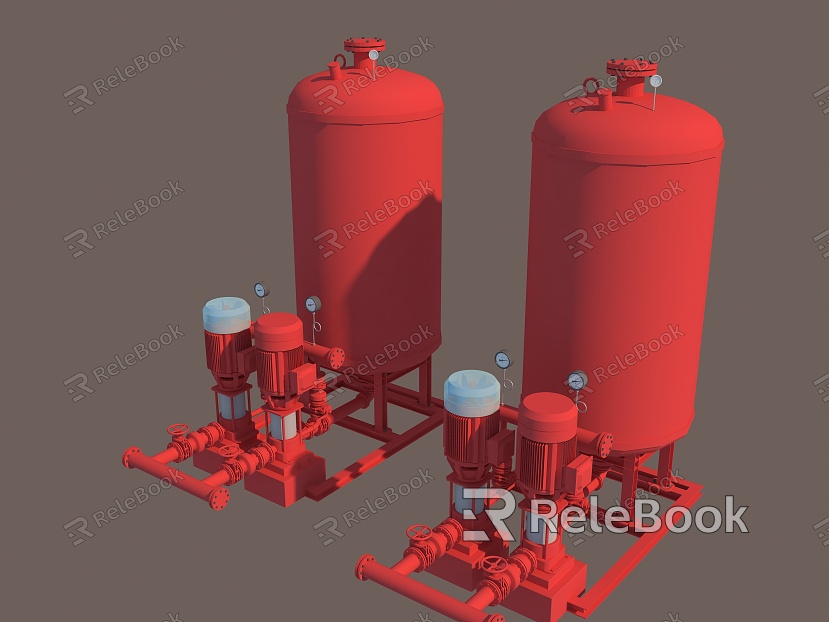 Fire hydrant pressure stabilizing pump model