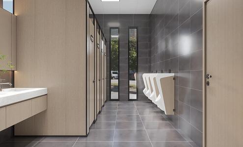 Public Toilet Restrooms Public Toilet Disabled Toilet 3d model