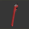 High Quality Red Pipe Wrench As Essential Hardware Tool For Plumbing And Repair Work