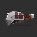 Modern Bicycle Design With White Red Frame And Brown Leather Seat