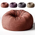 Comfortable Corduroy Bean Bag Chair With Multicolor Options For Living Room Seating
