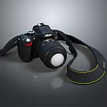 Nikon camera SLR camera card machine 3d model