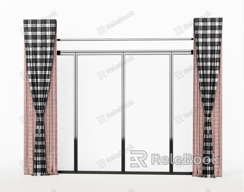 Modern Curtain Fabric Curtain model