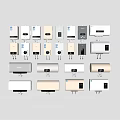 Various Modern Household Appliances With Digital Displays And Neutral Color Styles