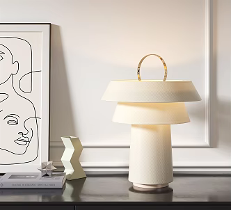 Light Luxury Table Lamp 3d model