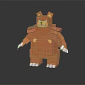 Modern Toy Teddy Bear Building Blocks Building Blocks Toy 3d model
