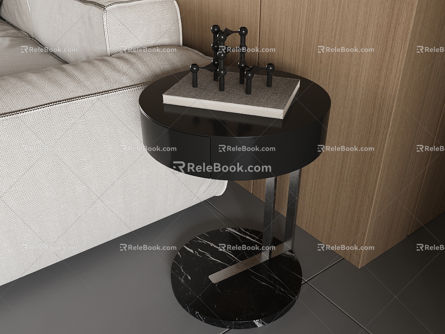 Modern side table Round side table Sofa side table model