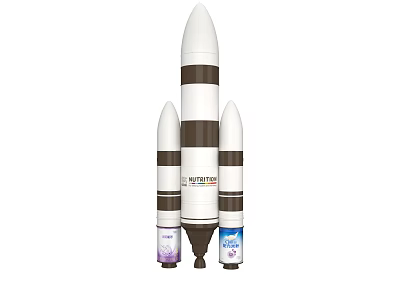 The Modern Rocket 3d model