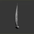 Classic Model Sailboat Featuring White Sails Red Hull Blue Stand And Black Logo
