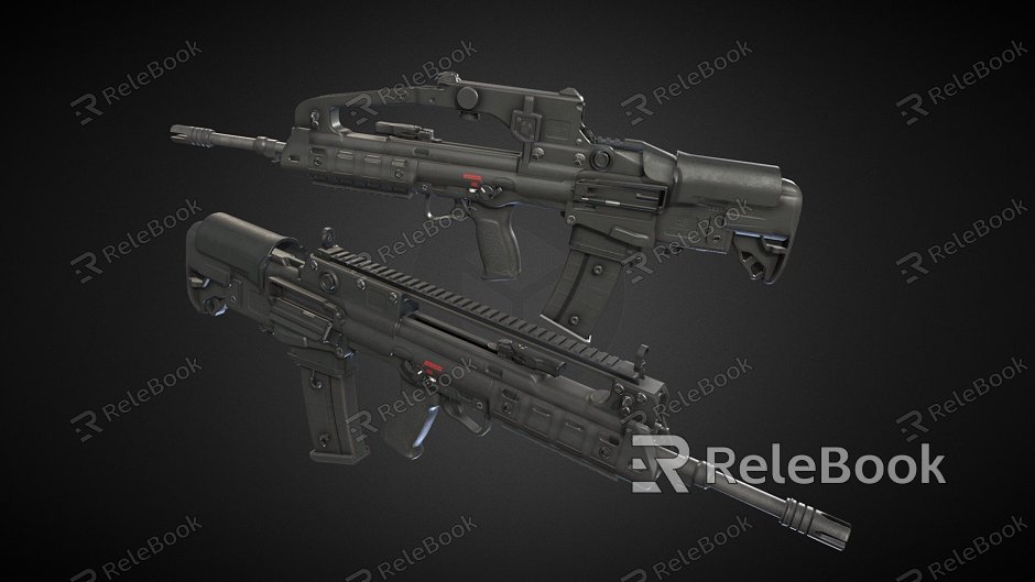 Weapons Assault Rifle model