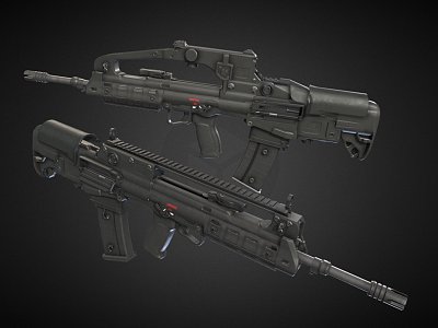 Weapons Assault Rifle model