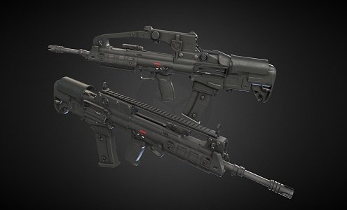 Weapons Assault Rifle 3d model