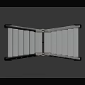Silver Aluminum Ladder With Non Slip Feet And Sturdy Steps For Household Use
