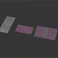 Building Textured Paving Slabs And Gray Step Plates In Concrete Design