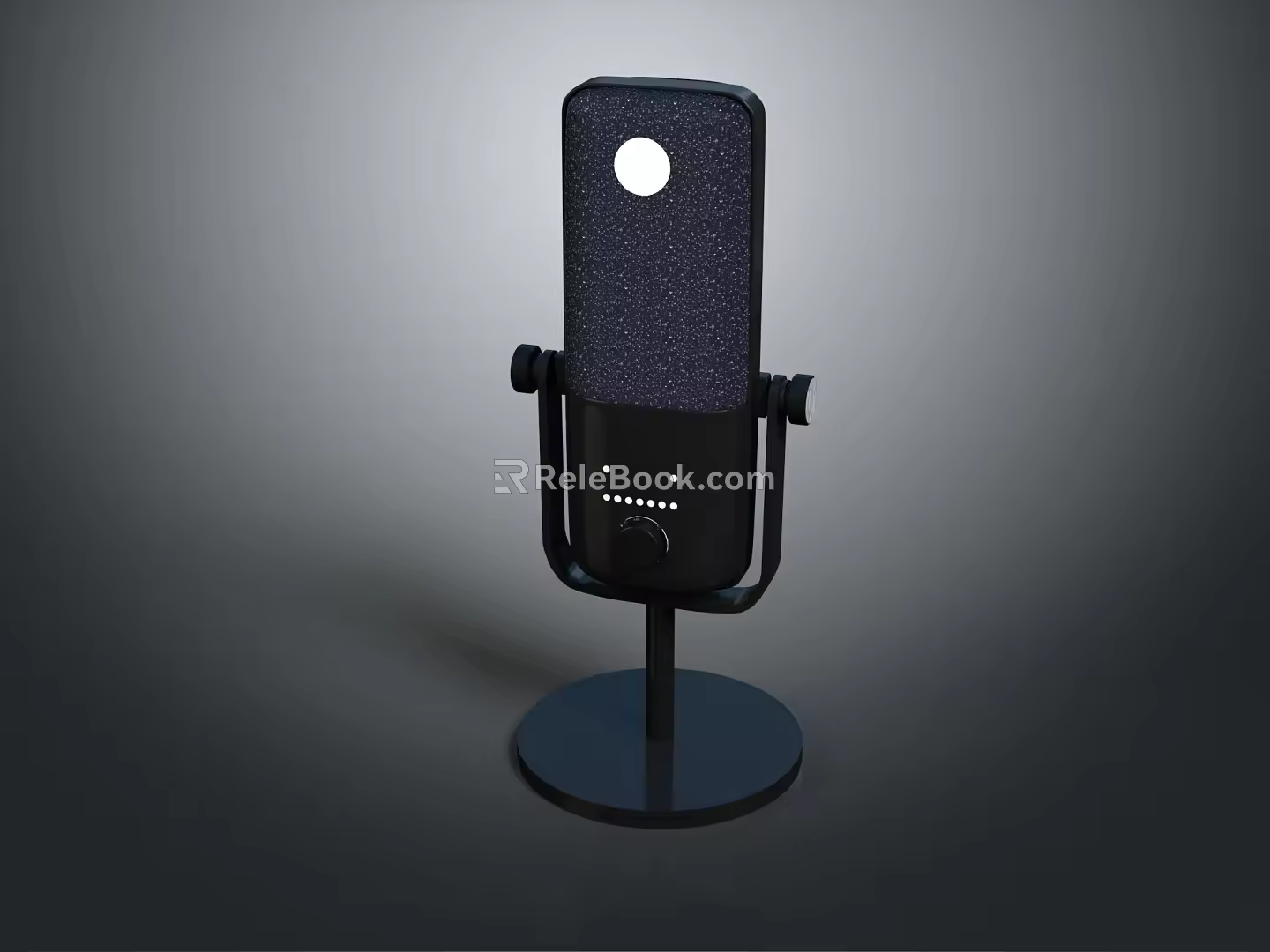 Modern Microphone Mike Amplifier Capacitor Mike High-end Mike 3d model