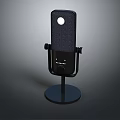 Modern Microphone Mike Amplifier Capacitor Mike High-end Mike 3d model