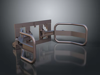 Playground Equipment Metal Safety Guardrail And Seat Restraint Stainless Steel Durable Design Structure 3d model